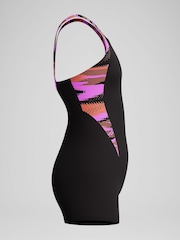 Speedo Black HyperBoom Splice Legsuit - Image 2 of 5
