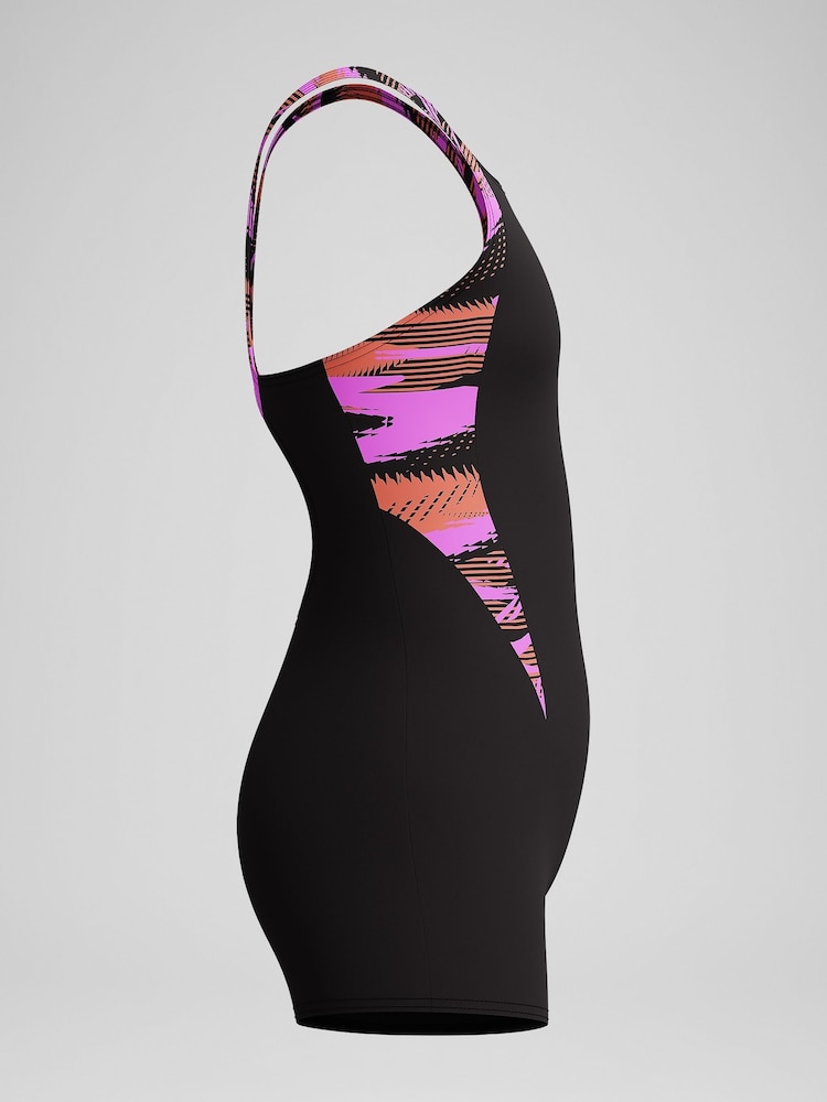 Speedo Black HyperBoom Splice Legsuit - Image 2 of 5
