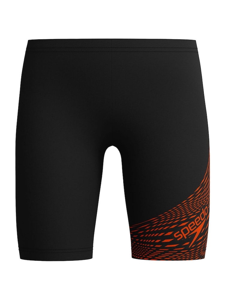 Speedo Black Medley Logo Jammer Swim Shorts - Image 1 of 6 Speedo Black Medley Logo Jammer Swim Shorts - Image 1 of 6