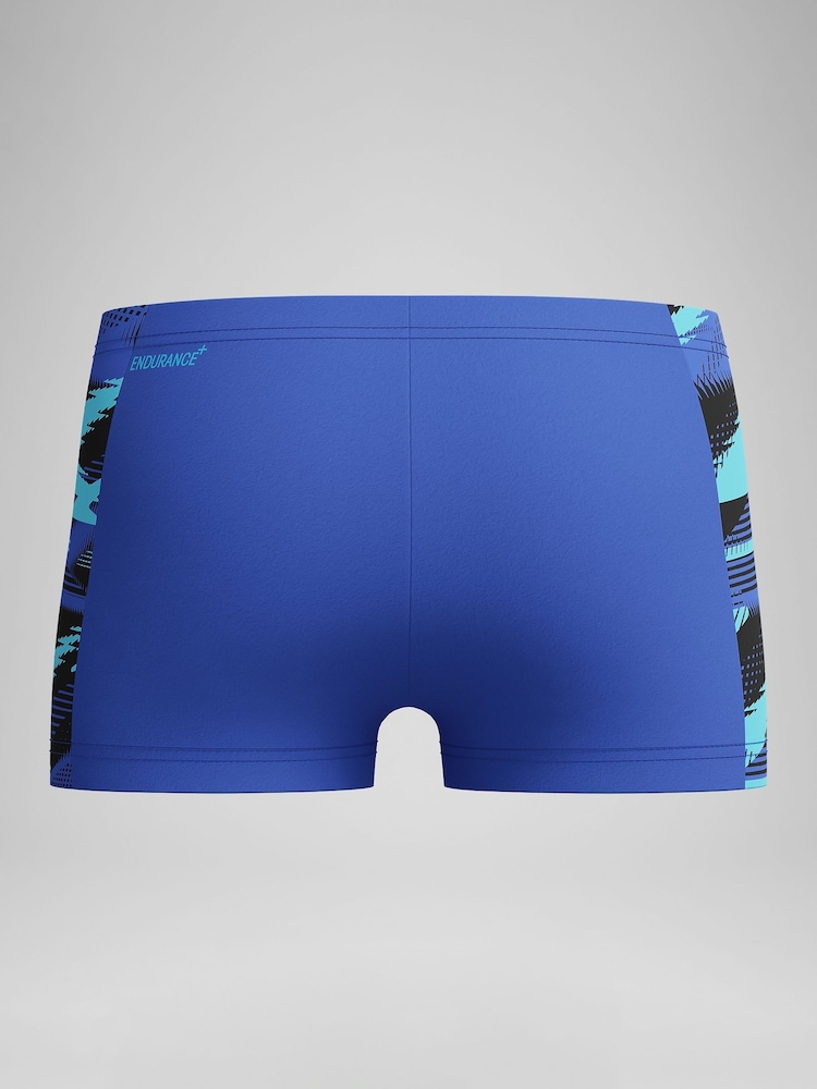 Speedo Blue Hyper Boom Panel Aquashort Swim Shorts - Image 2 of 4