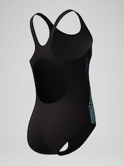 بدلة سباحة Muscleback بتصميم على الجانب من Speedo - صورة 2 من 5