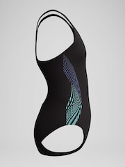 بدلة سباحة Muscleback بتصميم على الجانب من Speedo - صورة 5 من 5