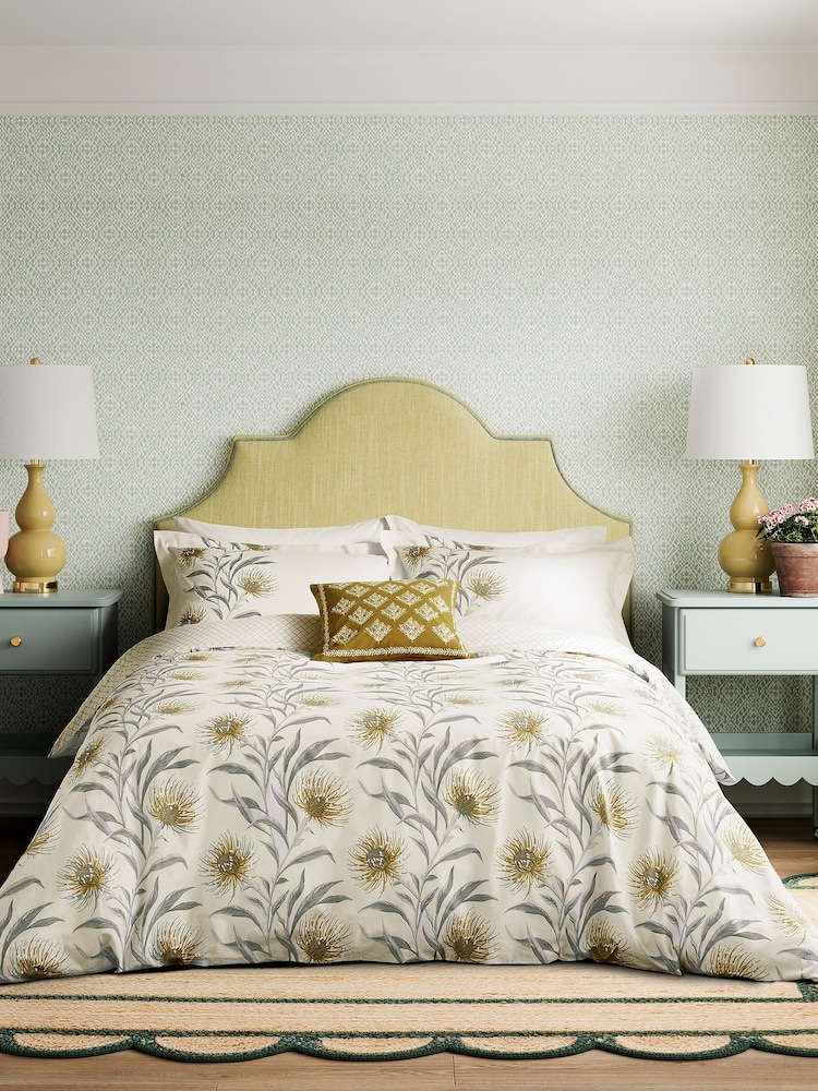 Sanderson Hay 100% Cotton Catherinae Duvet Cover and Pillowcase Set - Image 1 of 6