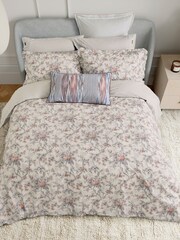 Bedeck of Belfast Chambray Pink Estelle Cushion - Image 2 of 5