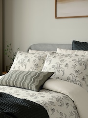 Bedeck of Belfast Charcoal Linen Ariane Sham 100% Cotton Pillowcase - Image 2 of 4