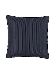 Bedeck of Belfast Midnight Blue Freya Square Pillowcase Pair - Image 4 of 4