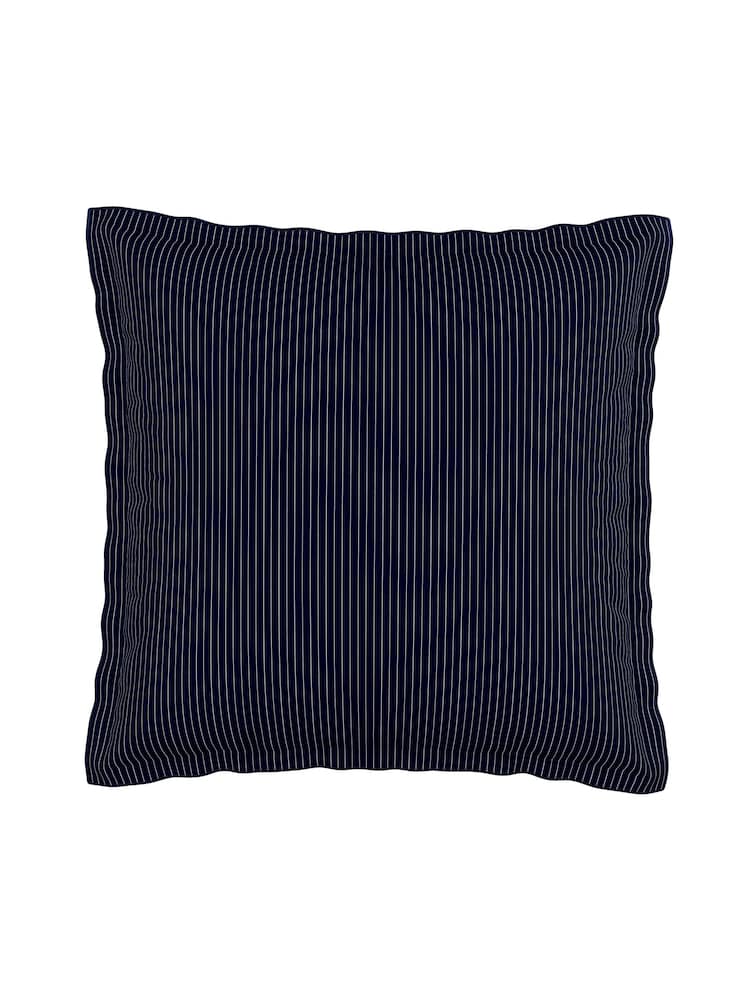 Bedeck of Belfast Midnight Blue Freya Square Pillowcase Pair - Image 4 of 4
