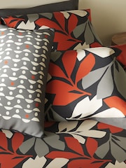 Helena Springfield Scarlet/Neutral Otto Duvet 100% Cotton Cover and Pillowcase Set - Image 5 of 5
