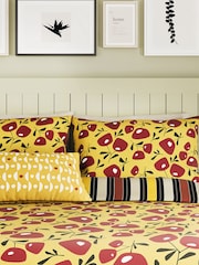 Helena Springfield Chartreuse Jax Duvet 100% Cotton Cover and Pillowcase Set - Image 2 of 5