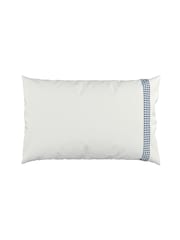 Bedeck of Belfast Midnight Blue Freya Standard Pillowcase 100% Cotton Pair - Image 3 of 4