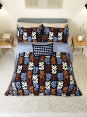 Helena Springfield Periwinkle Blues Frey Duvet Cover and Pillowcase 100% Cotton Set - Image 3 of 5
