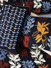 Helena Springfield Periwinkle Blues Frey Duvet Cover and Pillowcase 100% Cotton Set - Image 5 of 5