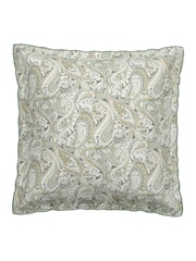 Bedeck of Belfast Alessie Square Pillowcase 100% Cotton Pair - Image 1 of 4