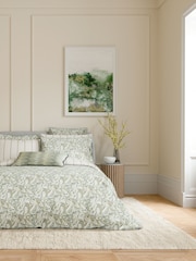 Bedeck of Belfast Alessie Square Pillowcase 100% Cotton Pair - Image 3 of 4