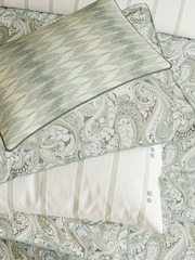 Bedeck of Belfast Alessie Square Pillowcase 100% Cotton Pair - Image 4 of 4