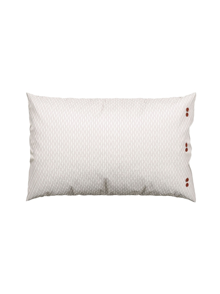Bedeck of Belfast Dusky Pink Kassi Standard Pillowcase 100% Cotton Pair - Image 2 of 4