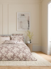 Bedeck of Belfast Dusky Pink Kassi Standard Pillowcase 100% Cotton Pair - Image 4 of 4
