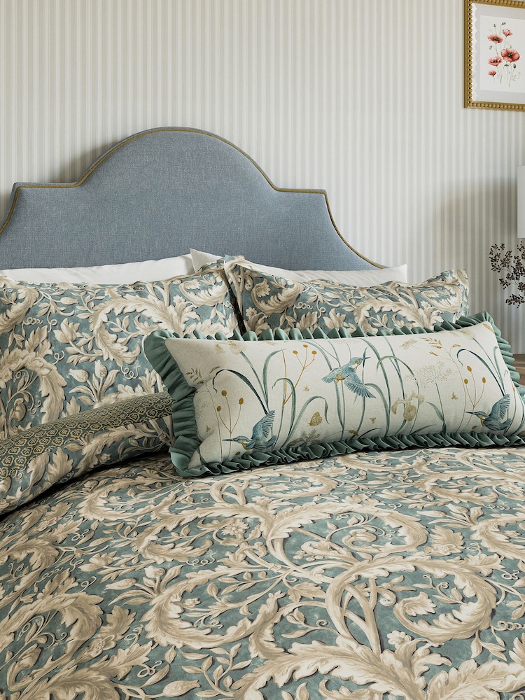 طقم غطاء لحاف وغطاء وسادة من القطن 100% تشكيلة Tilia Lime من Sanderson - صورة 2 من 5