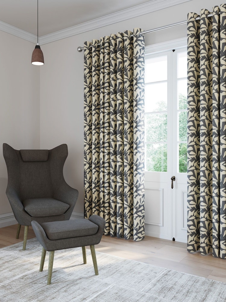 Helena Springfield Leni Lined Eyelet Eyelet Curtains - Imagem 2 de 4