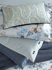 Bedeck of Belfast 100% Cotton Delphine Standard Pillowcase Pair - Imagen 1 de 4