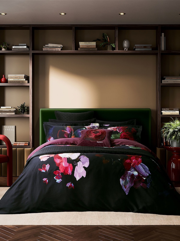 Ted Baker Multi Expressionist Floral 100% Cotton Duvet Cover and Pillowcase Set - Image 1 of 6