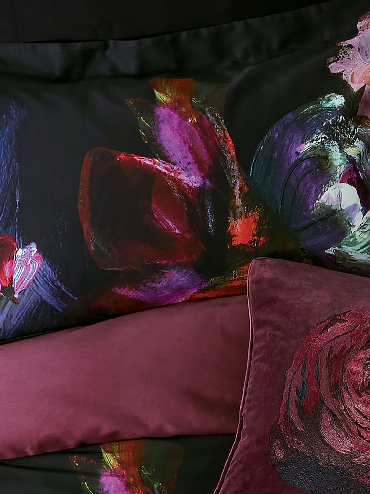 Ted Baker Multi Expressionist Floral 100% Cotton Duvet Cover and Pillowcase Set - Image 4 of 6