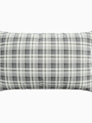 Helena Springfield Green Cosy Check Brushed 100% Cotton Duvet Cover and Pillowcase Set - Image 5 of 5