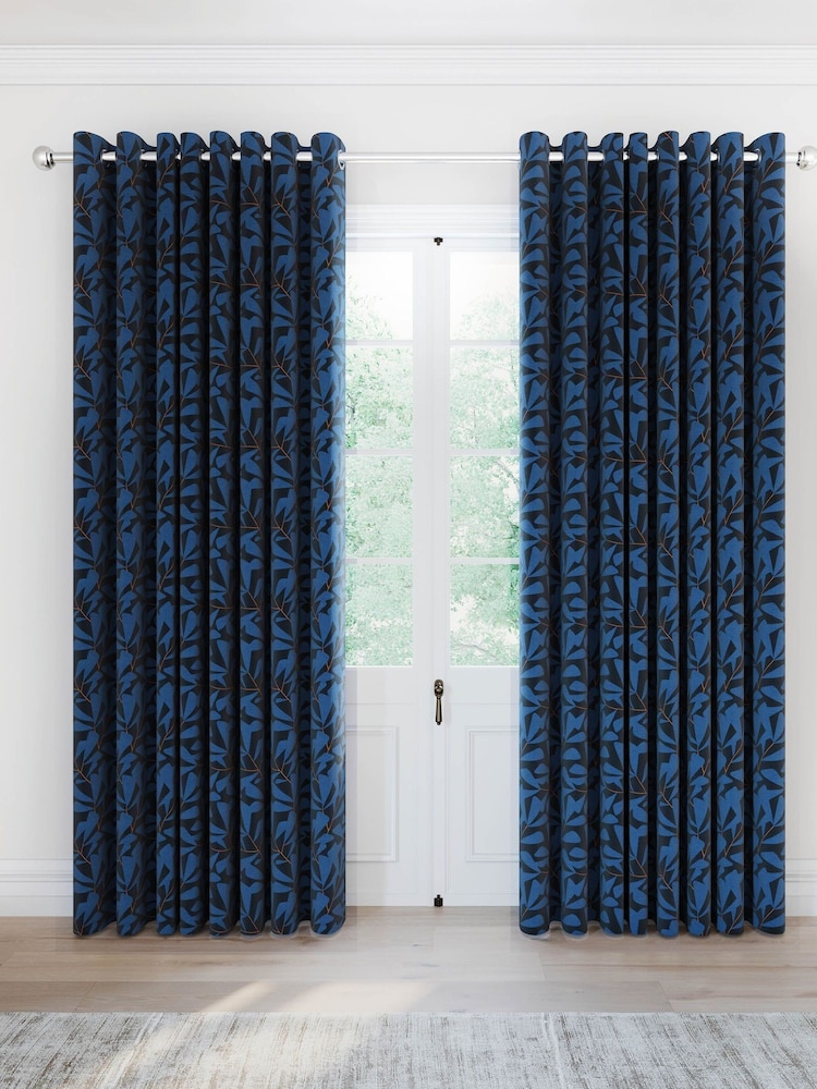 Helena Springfield Leni Lined Eyelet Eyelet Curtains - Imagem 1 de 4