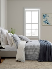 Bedeck of Belfast 100% Cotton Gingham Check Mallory Duvet Cover and Pillowcase Set - Изображение 1 из 4