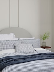 Bedeck of Belfast 100% Cotton Gingham Check Mallory Duvet Cover and Pillowcase Set - Изображение 2 из 4