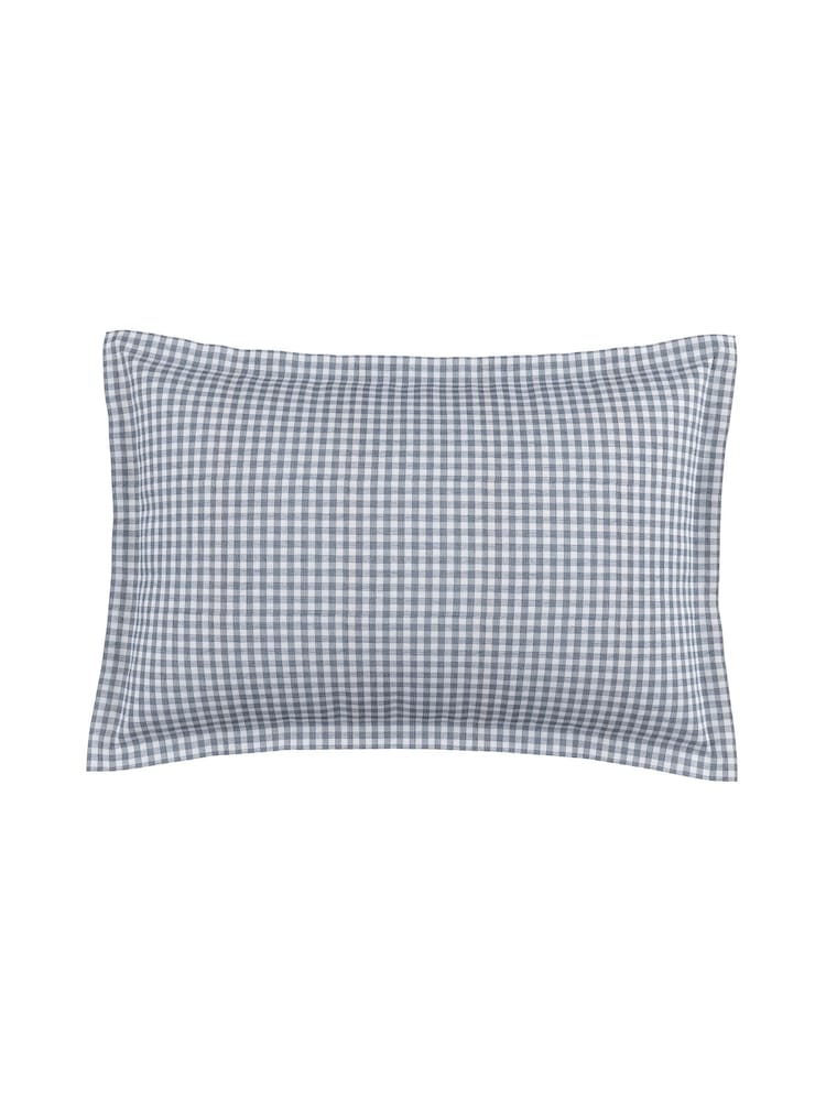 Bedeck of Belfast 100% Cotton Gingham Check Mallory Duvet Cover and Pillowcase Set - Изображение 4 из 4