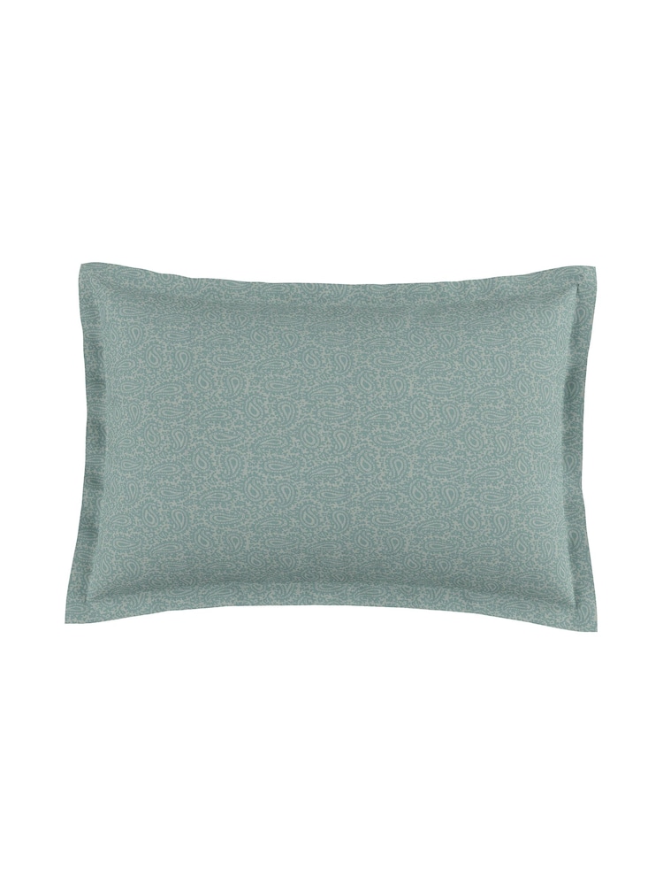 Bedeck of Belfast Duck Egg Emmy Duvet Cover and Pillowcase 100% Cotton Set - Image 4 of 4 Bedeck of Belfast Duck Egg Emmy Duvet Cover and Pillowcase 100% Cotton Set - Image 4 of 4