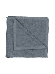 Bedeck of Belfast Chambray Blue 100% Cotton Delphine Throw - Image 2 of 4