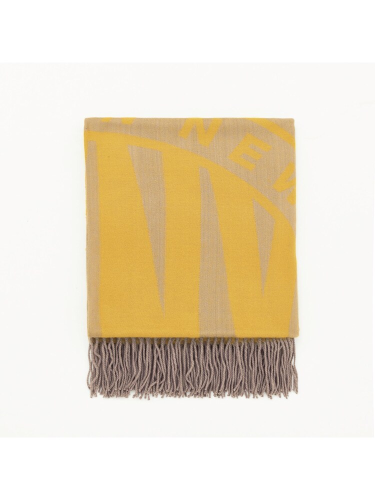 DKNY Grey Token Logo Throw - Image 3 of 3