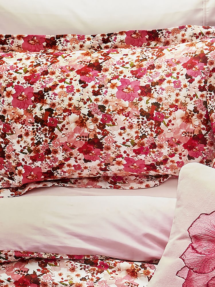 Ted Baker Pressed Flowers Duvet Cover and Pillowcase 100% Cotton Set - صورة 5 من 5