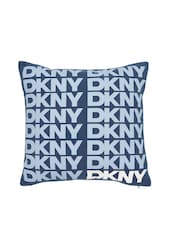 DKNY Blue Logo Cushion - Image 2 of 5