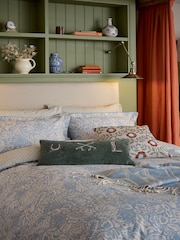 Joules Blue 100% Cotton Balmoral Duvet Cover and Pillowcase Set - Image 2 of 5