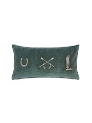 Joules Khaki Equestrian Cushion - Image 5 of 5