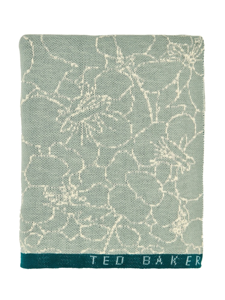 غطاء 100% قطن مزيّن بزهور مضغوطة من Ted Baker - صورة 2 من 2