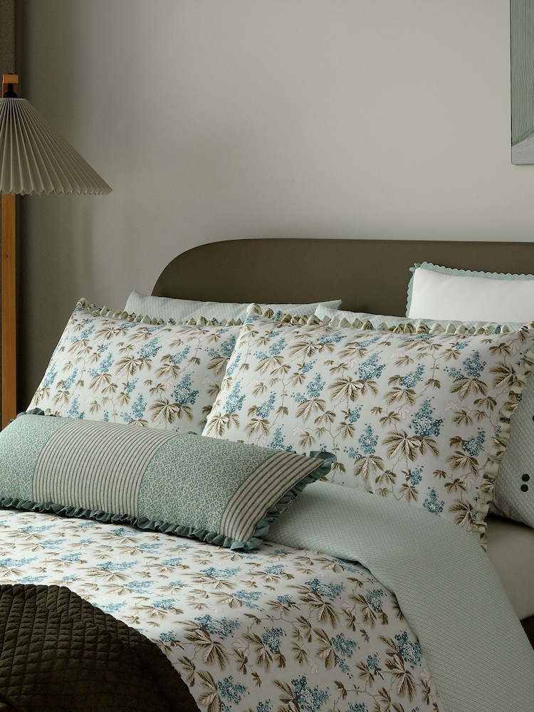 Bedeck of Belfast Celadon Clarence Square 100% Cotton Pillowcase - Image 2 of 4