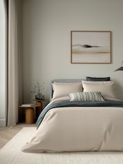 Bedeck of Belfast Mink Emmy Duvet Cover and Pillowcase 100% Cotton Set - Image 1 of 4