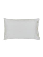 Bedeck of Belfast Linen and Grey 100% Cotton Cora Standard Pillowcase Pair - Image 5 of 5
