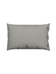Bedeck of Belfast Charcoal and Tan Oscar Standard Pillowcase 100% Cotton Pair - Image 4 of 4