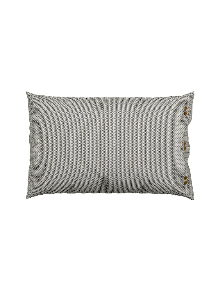 Bedeck of Belfast Charcoal and Tan Oscar Standard Pillowcase 100% Cotton Pair - Image 4 of 4