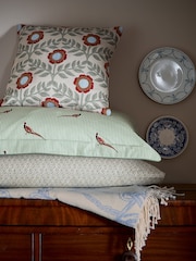 Joules Multi Floral Trellis Cushion - Image 2 of 5