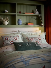 Joules Multi Floral Trellis Cushion - Image 3 of 5