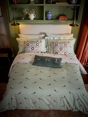 Joules Multi Floral Trellis Cushion - Image 4 of 5