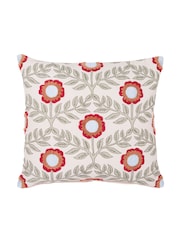 Joules Multi Floral Trellis Cushion - Image 5 of 5
