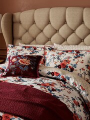V&A Blue/Red Chinoiserie Charm Cushion - Image 2 of 3