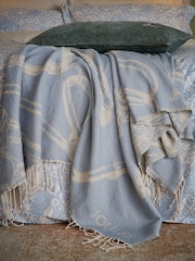 Joules Blue Bridle Throw - Image 1 of 5